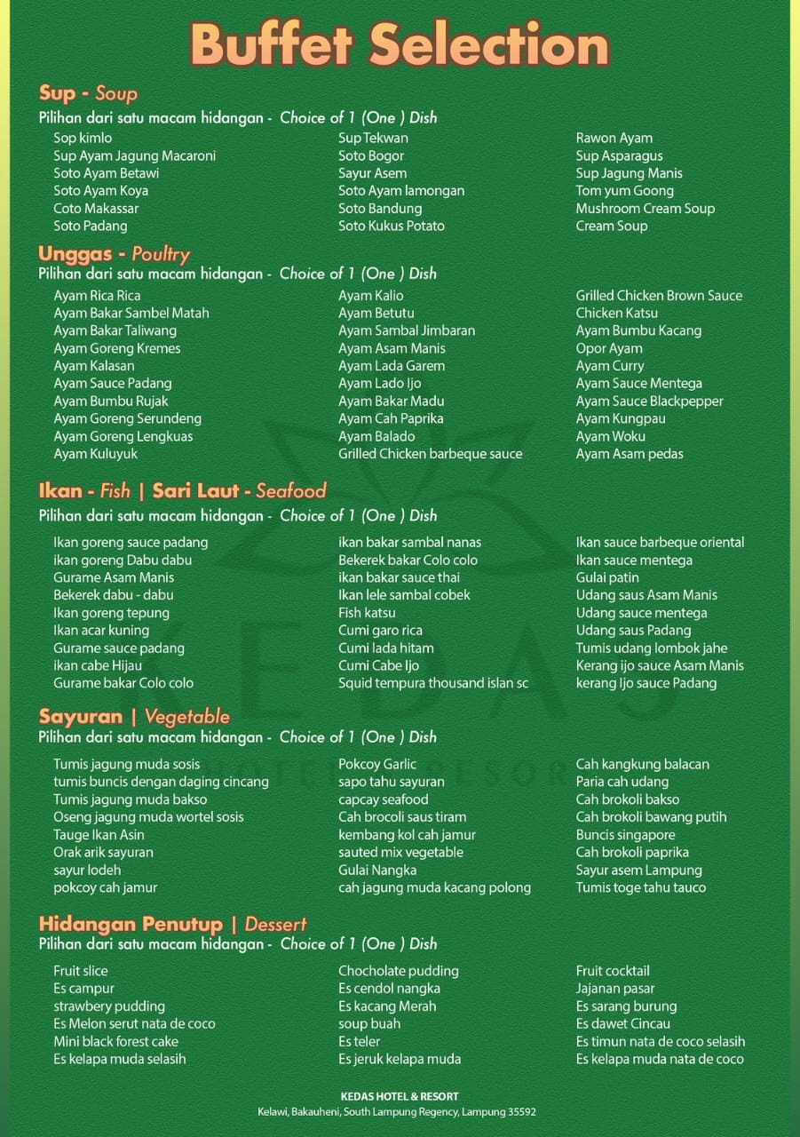 Buffet Selection